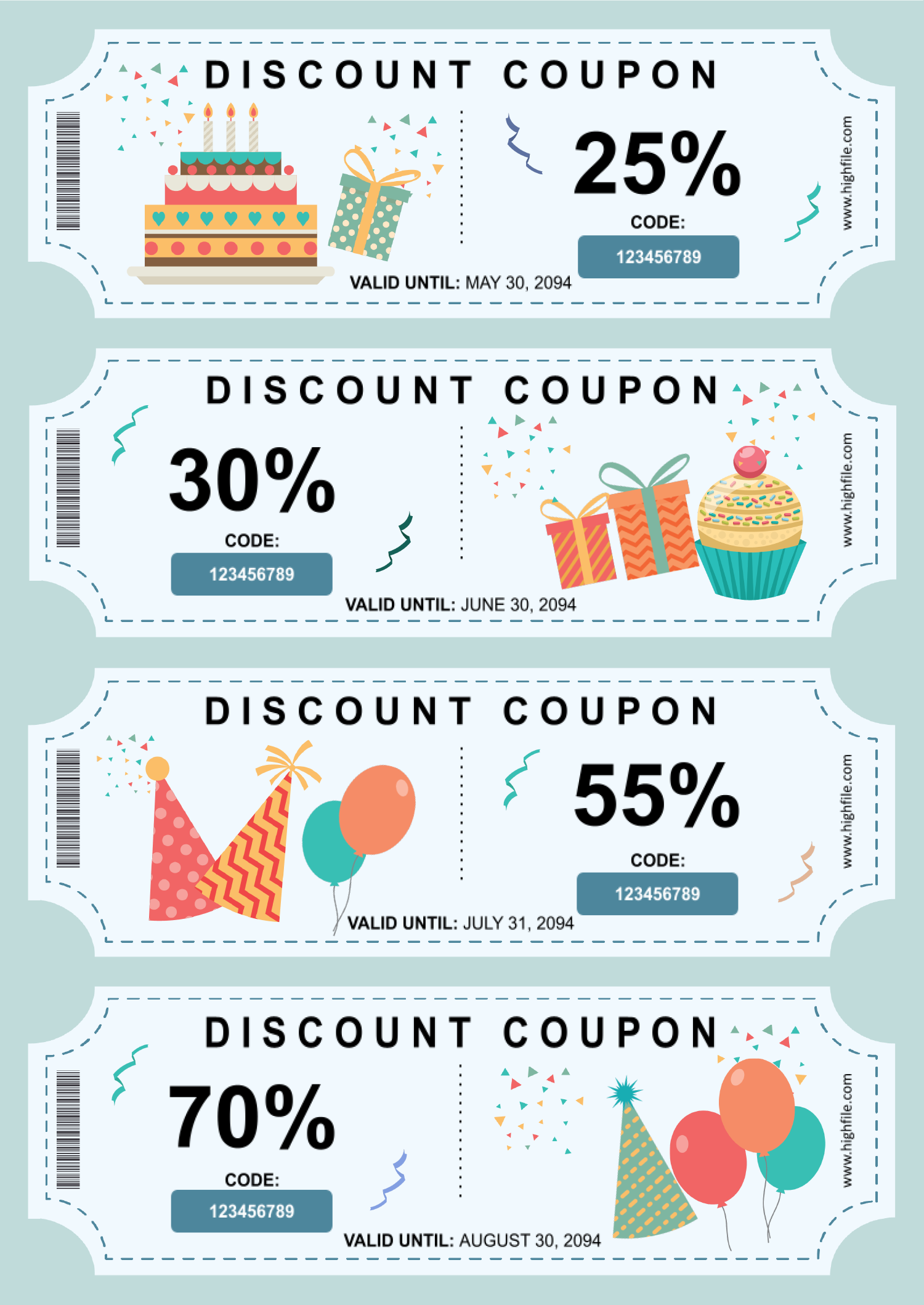Birthday Offer Coupon Template